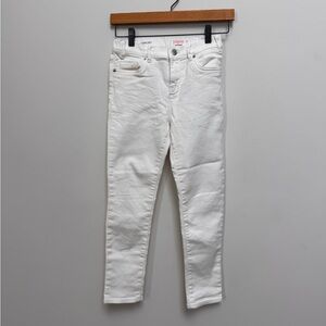 Crewcuts J.Crew Runaround Jeans Age 10 White Cream Slim Like New Kids Girls